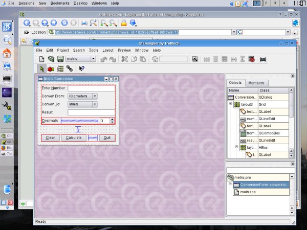 KDE Development Test