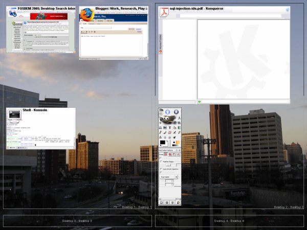 Komposé Shows Open Windows